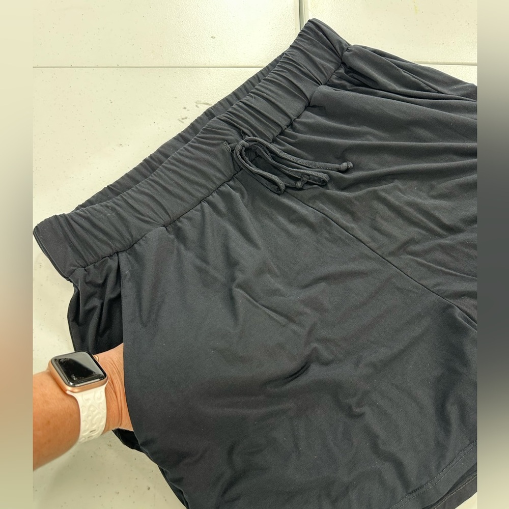 Commando Butter Soft Micro Modal Drawstring Lounge Shorts Travel Athleisure XL - Picture 10 of 11